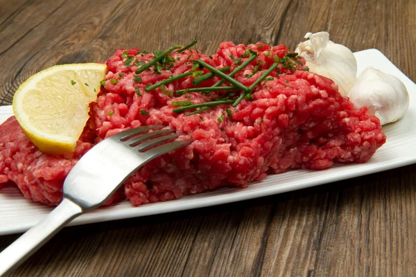 Raw minced meat — Stock Photo, Image