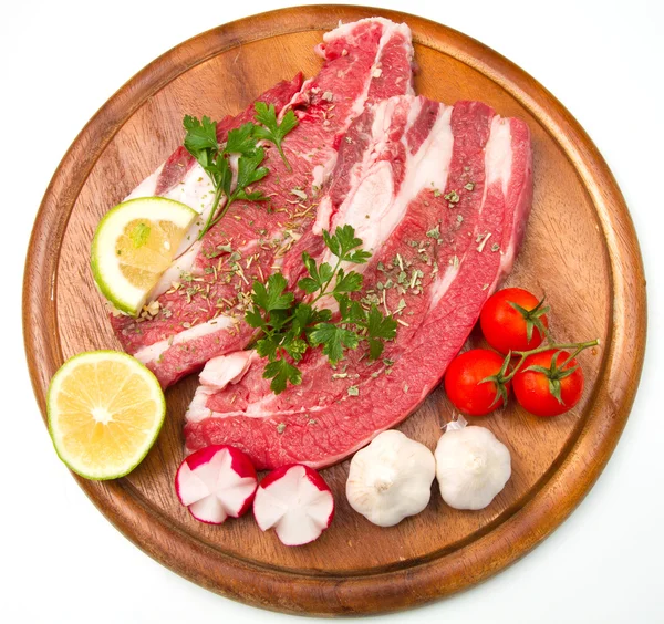 Meat, raw beef — Stock Photo, Image