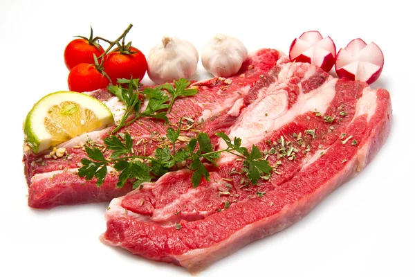Hús, nyers marha — Stock Fotó