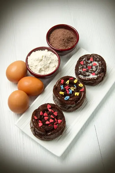 チョコレートのマフィン — ストック写真