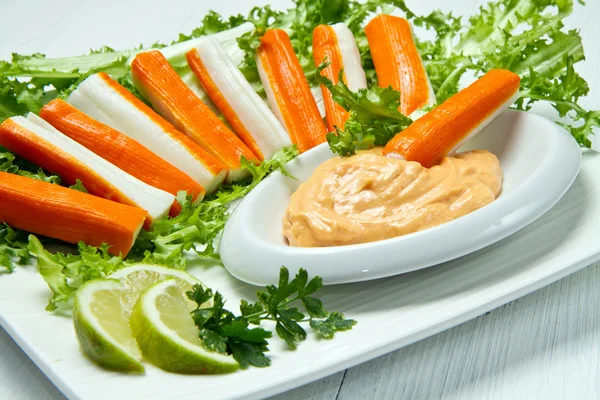 Salada de Caranguejo — Fotografia de Stock