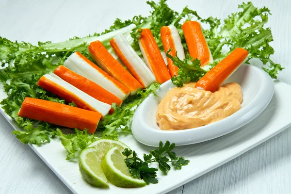 stock image Crab salad