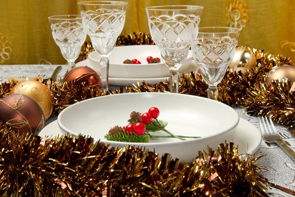 Karácsonyi asztal — Stock Fotó
