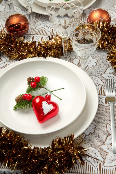 Christmas table — Stock Photo, Image
