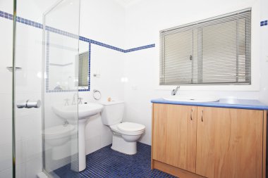 Şık modern bathoom