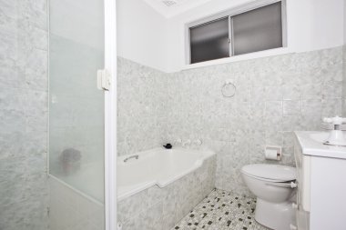 Şık modern bathoom