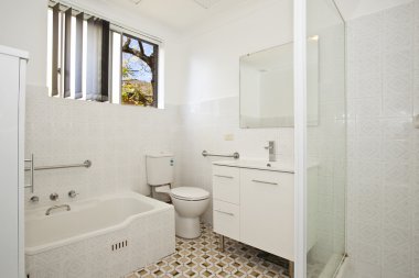 Şık modern bathoom