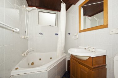 Şık modern bathoom