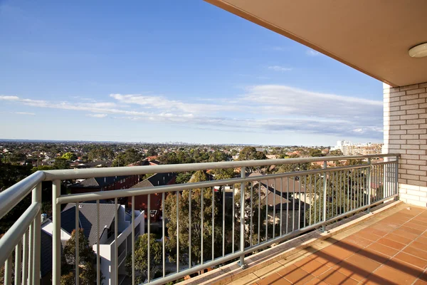 Balkon mit Aussicht — Stockfoto