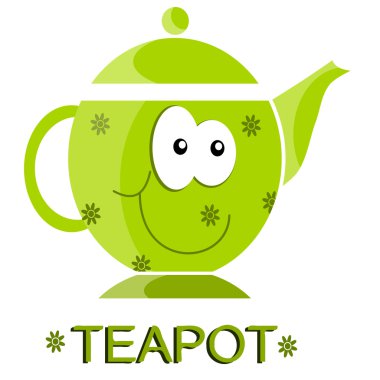 Nice teapot clipart