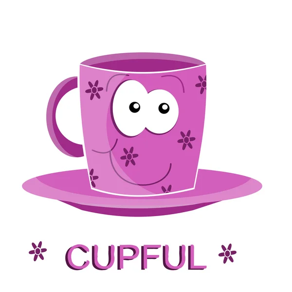 Mutlu cupful — Stok fotoğraf