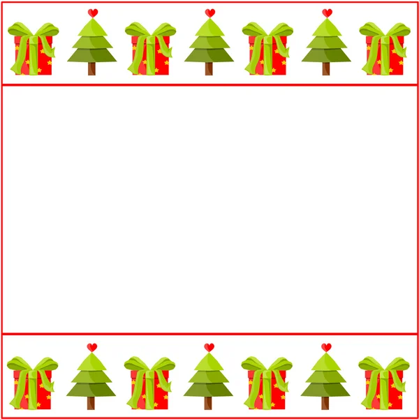 Weihnachtlich dekoriertes Papier — Stockfoto