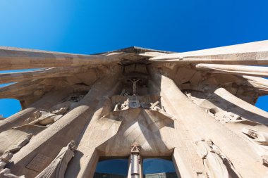 La sagrada familia - gaudi tarafından tasarlanmış etkileyici Katedrali