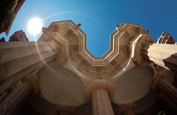 Gaudi tarafından tasarlanan mozaik ayrıntıları - Stok İmaj