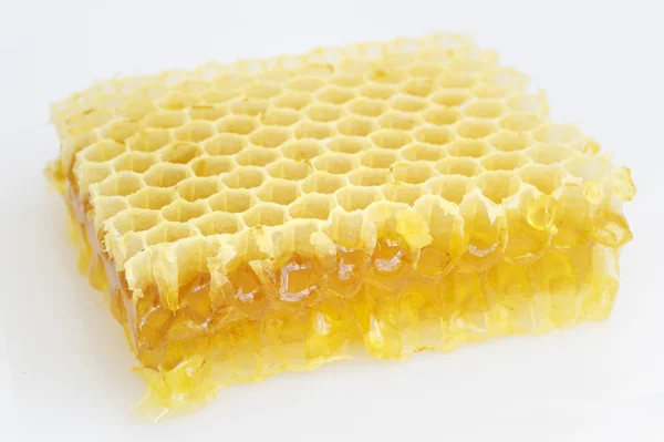 Honeycomb isolerad på vit — Stockfoto