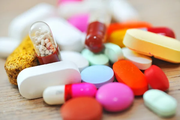 Válogatott tabletták — Stock Fotó