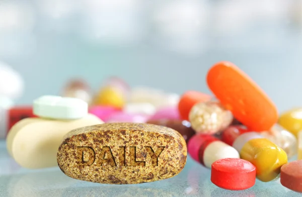 Dagelijkse pillen — Stockfoto