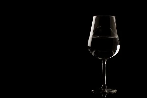 Destaque bordas de vidro de vinho — Fotografia de Stock