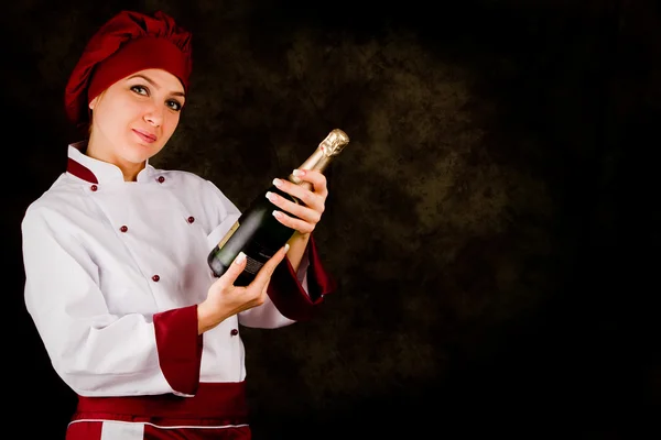 Chef Somelier - Christmas — Stock Photo, Image