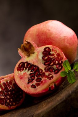 Pomegranate in poor art style clipart