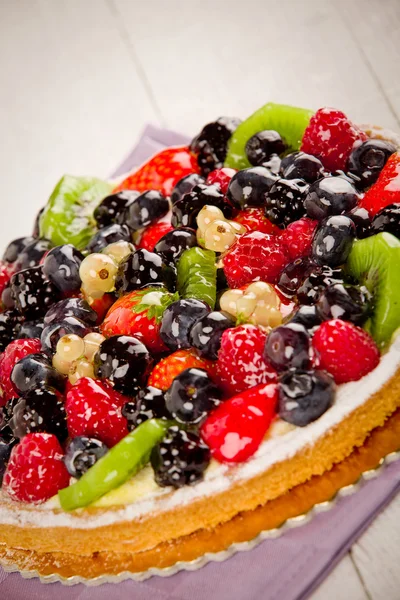 Ciasto z owocami — Zdjęcie stockowe