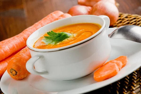 Carrot Soup — Stock Photo, Image