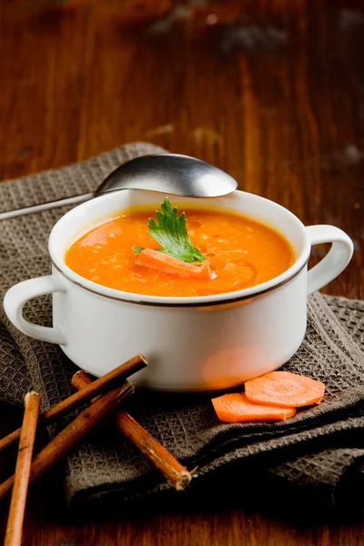 Sopa de zanahoria — Foto de Stock