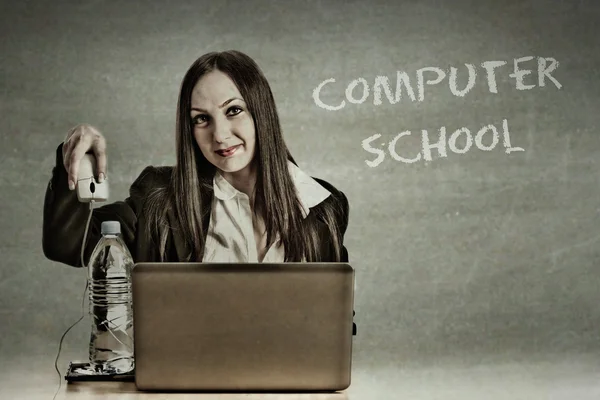Escola de Computadores — Fotografia de Stock