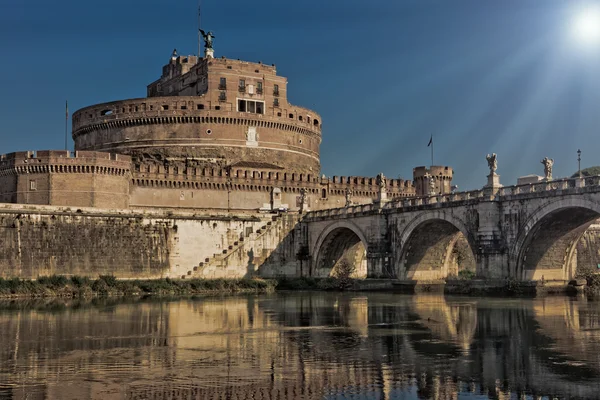 Castello di Sant'Angelo a Roma — Foto Stock