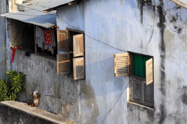 Zanzibar, Stone Town: old house clipart