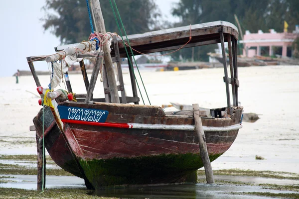 Zanzibar, nungwi: barco — Stock fotografie