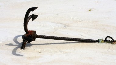 Anchor in Zanzibar clipart