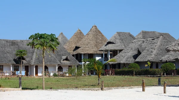 Бунгало resort в Занзібарі Ліцензійні Стокові Зображення
