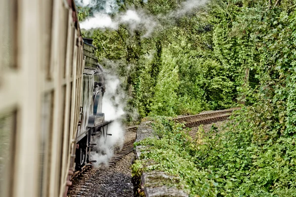 Pociąg parowy — Zdjęcie stockowe