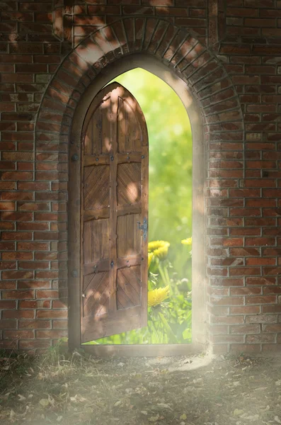 Дверь в новый мир. — стоковое фото