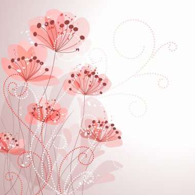 Pastel Flower Background clipart