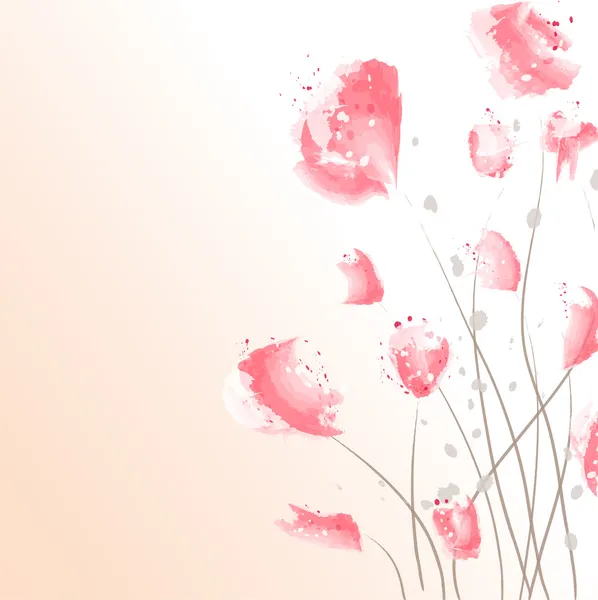 Пастельные цветы — стоковый вектор