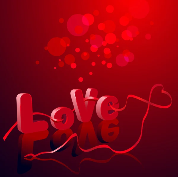 Valentine 3D — Image vectorielle