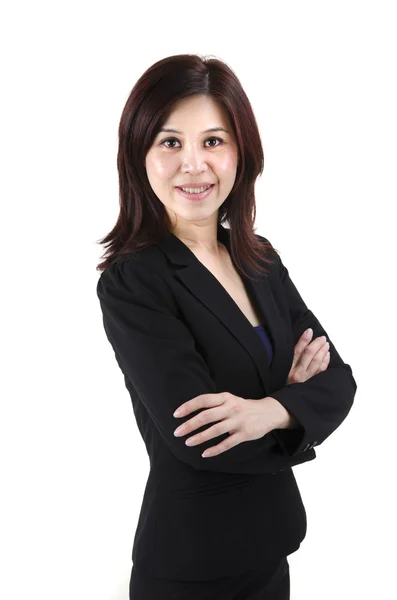Уверенная азиатская деловая женщина — стоковое фото