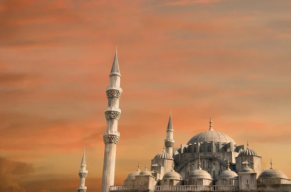 Blauwe moskee in Turkije — Stockfoto