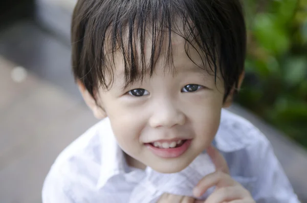 Asyalı çocuk samimi shot — Stok fotoğraf