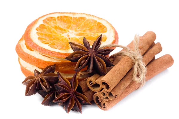 stock image Orange, anise and cinnamon