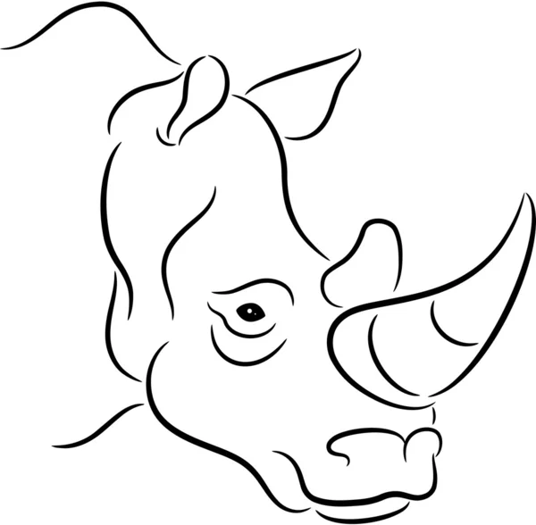 Nosorożec — Wektor stockowy