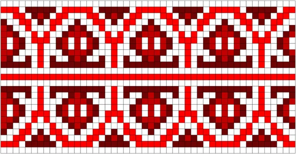 Ukrainian embroidery — Stock Vector