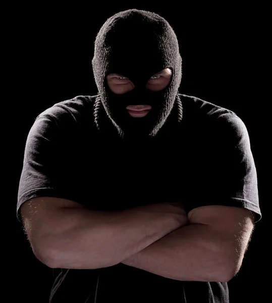 マスクの強盗 — ストック写真