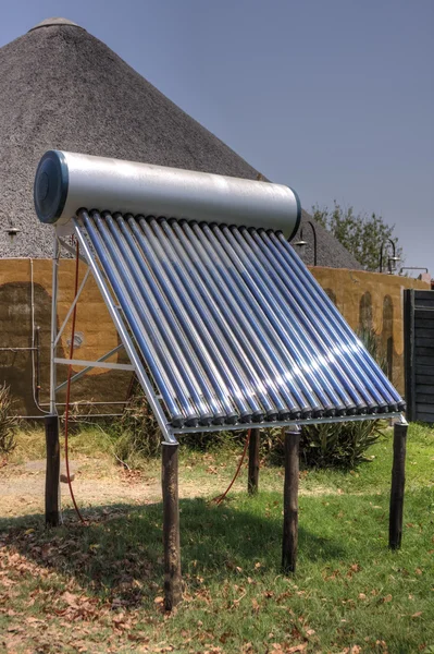 Solarthermische Anlage Stockbild