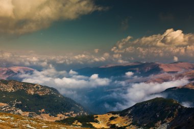 Romanya parang Dağları ile peyzaj