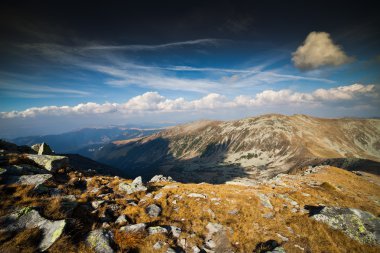 Romanya parang Dağları ile peyzaj