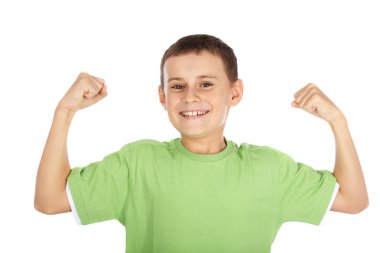Strong child clipart