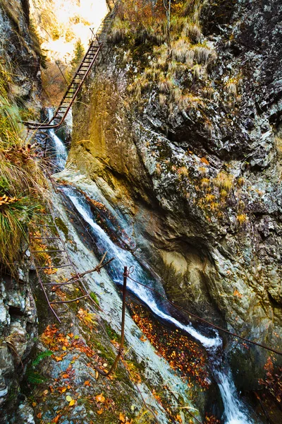 山中的瀑布 — 图库照片